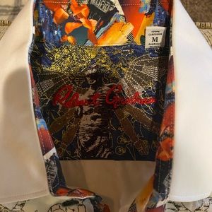 Robert Graham Button Down Shirt, Size Medium